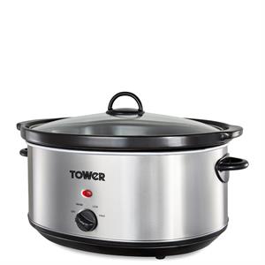 Tower Stainless Steel 6.5L Slow Cooker